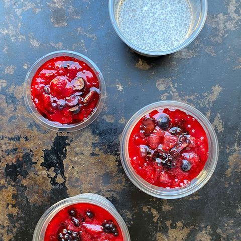 🛒 Verrine Chia Frutos Vermelhos