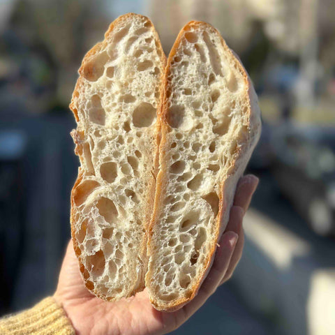🛒 Pão Ciabatta | Massa Mãe