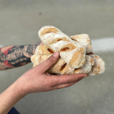 🛒 Pão com Chouriço | Massa Mãe